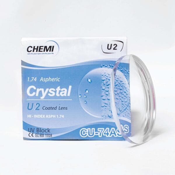 Tròng kính Hàn Quốc Chemi U2 chiết suất 1.74