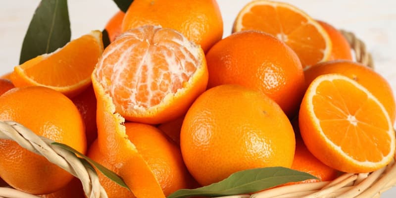 Cam quýt chứa rất nhiều vitamin C