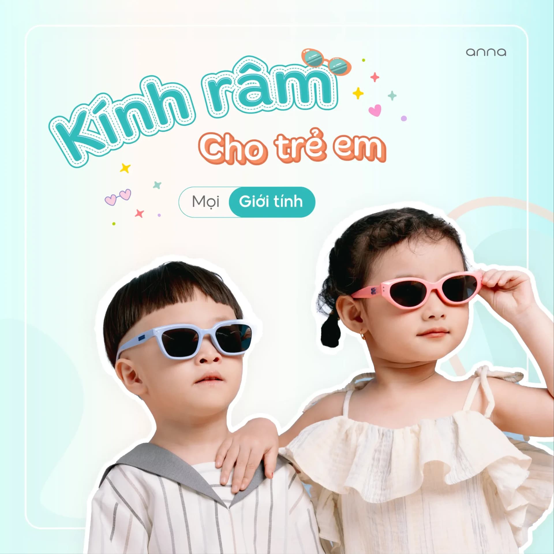 Kính Râm Trẻ Em Cho Mọi Giới Tính – Bảo Vệ Đôi Mắt Toàn Diện